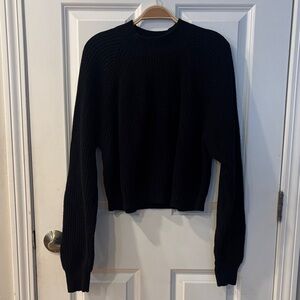 Kendall & Kylie Black Crew Neck Sweater